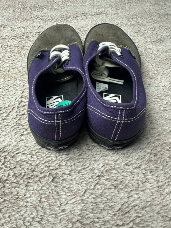 Vans Authentic Suede Canvas Purple Black Men’s 7 - W 8.5 New 721356 main image 7